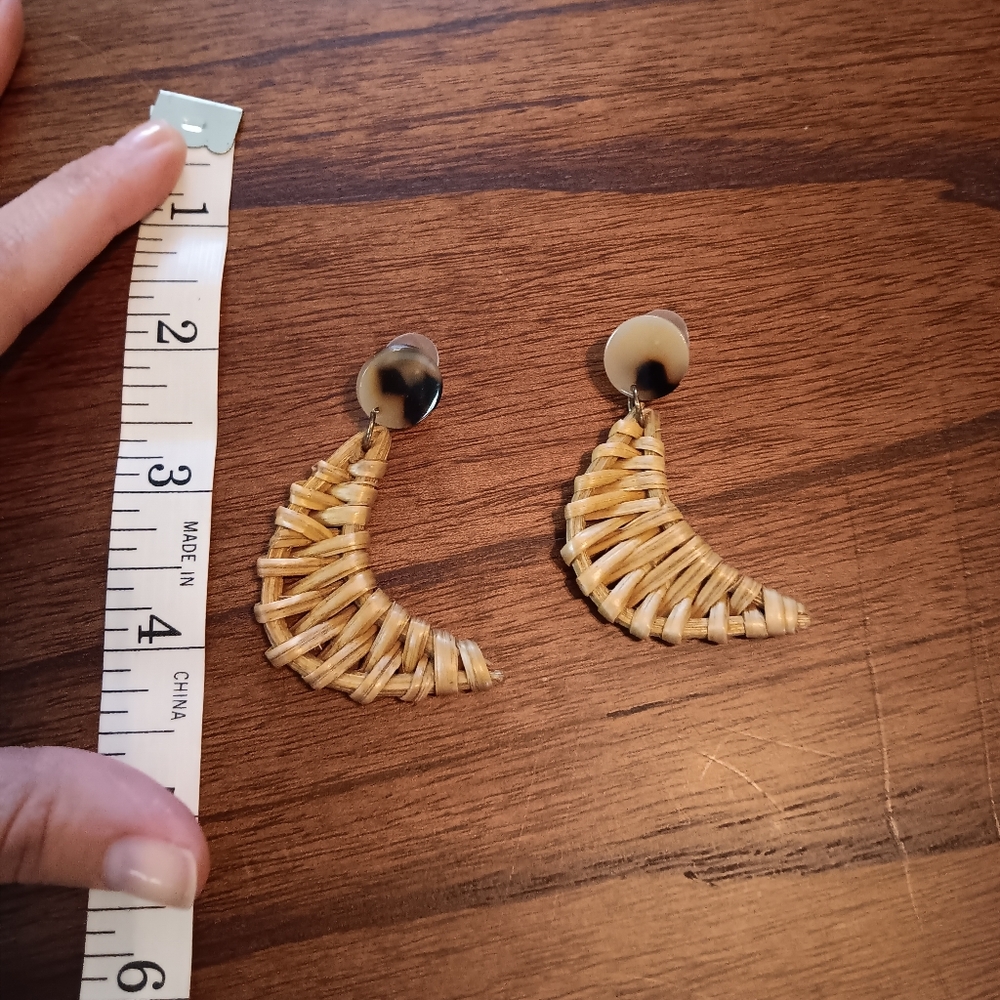 Wicker earrings